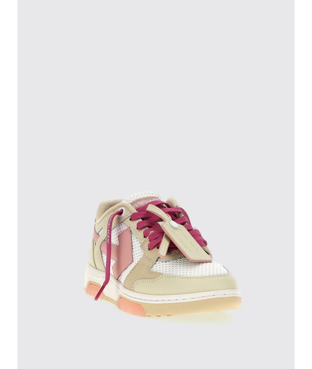 OFF-WHITE Мульти кожаные кеды, фото 2