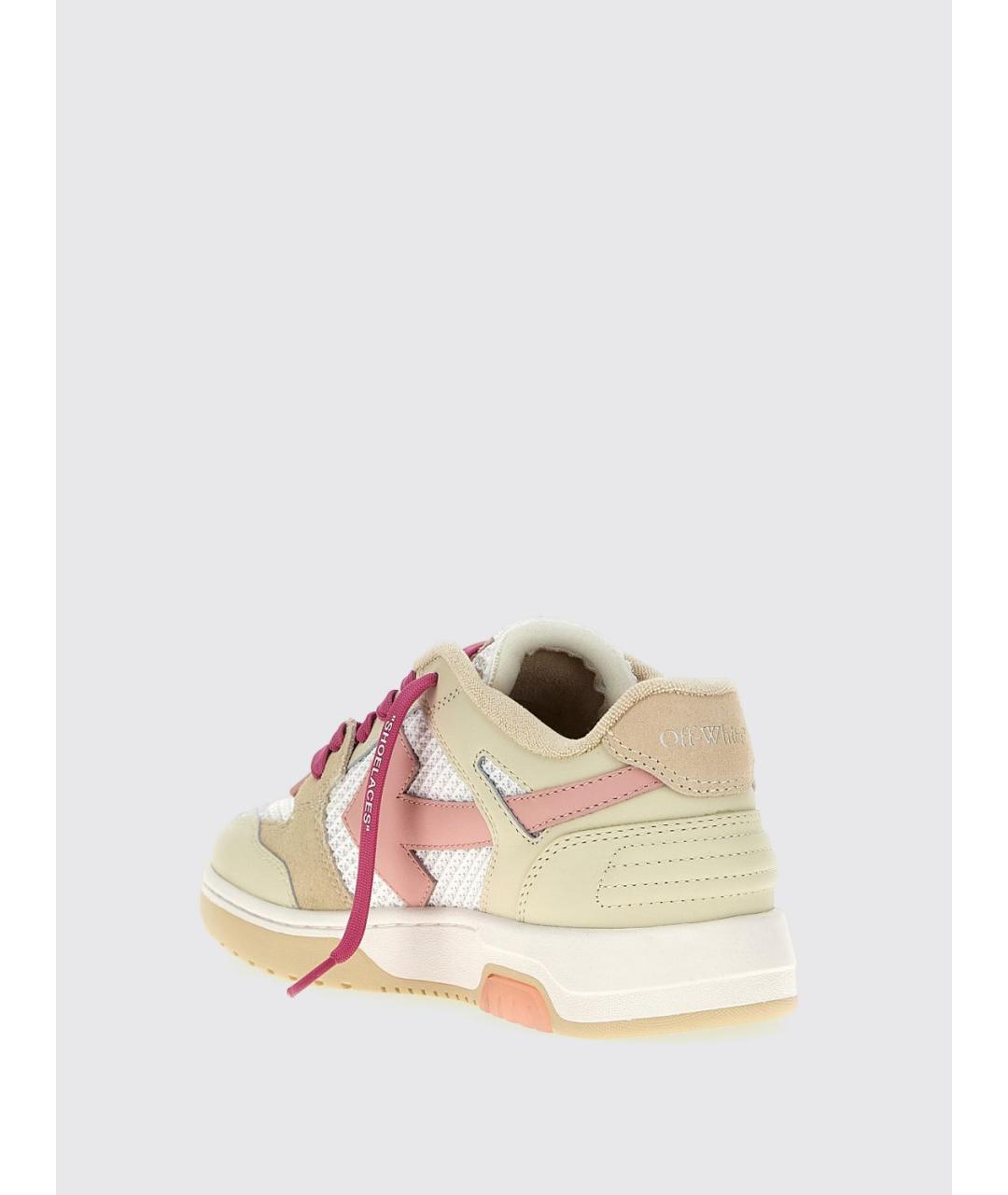 OFF-WHITE Мульти кожаные кеды, фото 3
