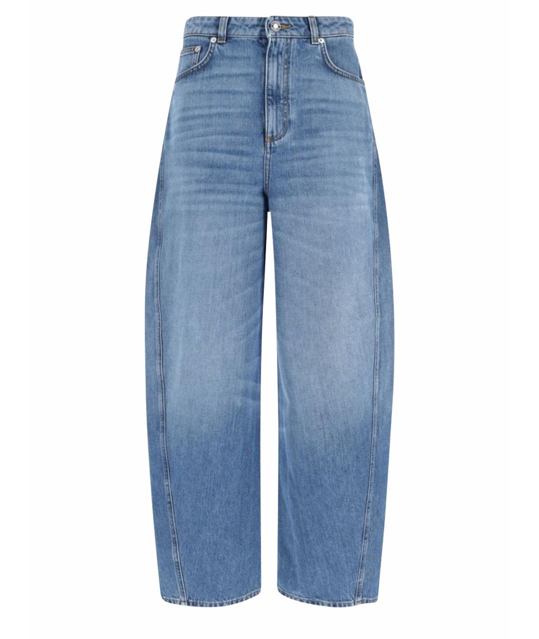 GIVENCHY Голубые хлопковые прямые джинсы, фото 1