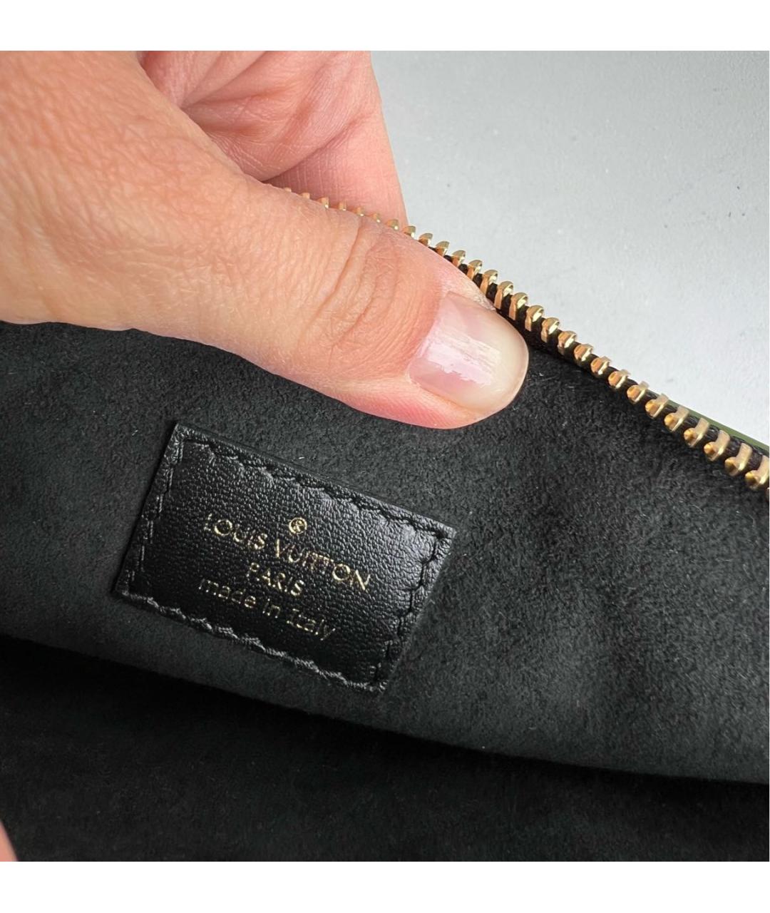 LOUIS VUITTON Зеленая сумка через плечо из лакированной кожи, фото 5