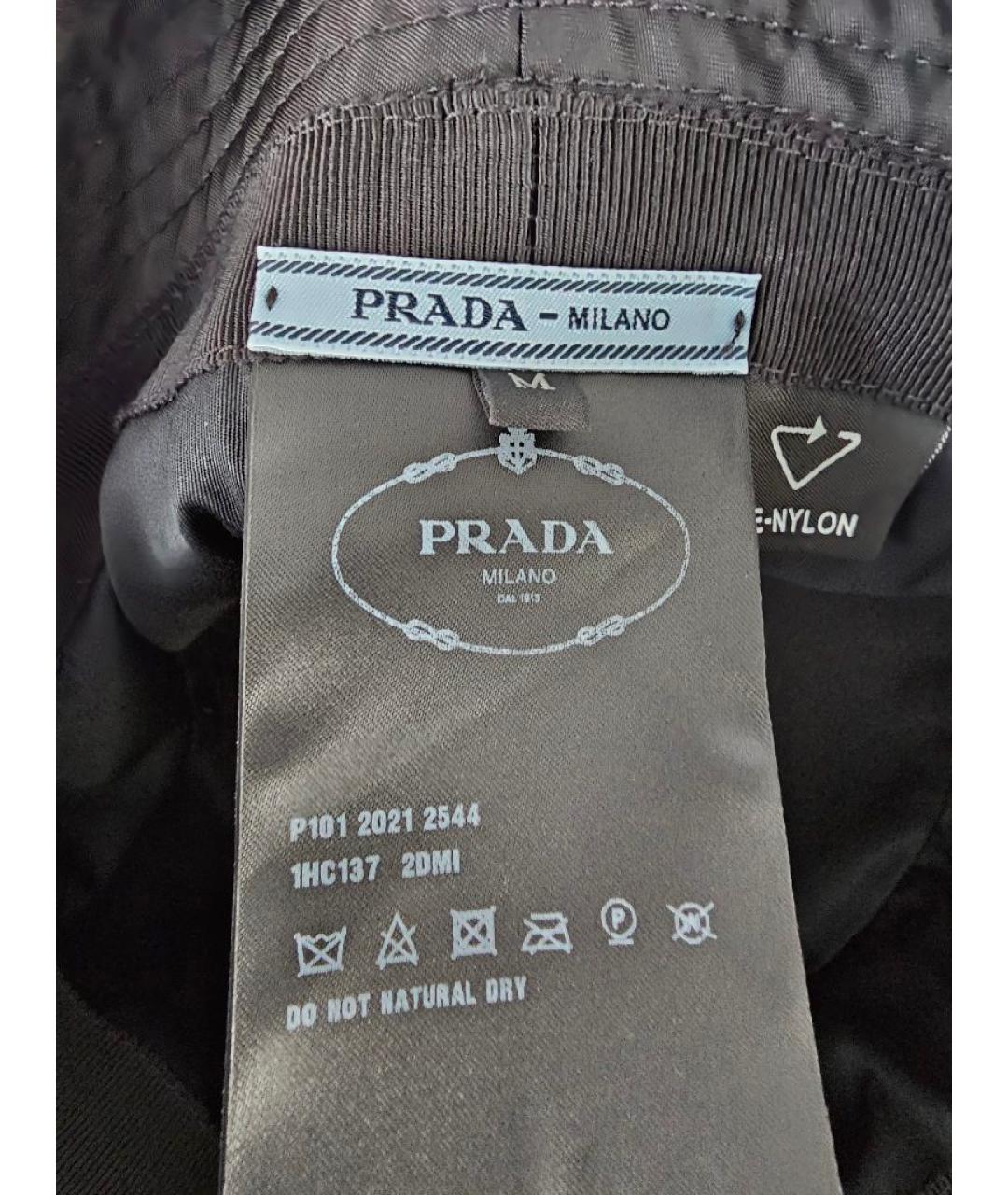 PRADA Черная панама, фото 4