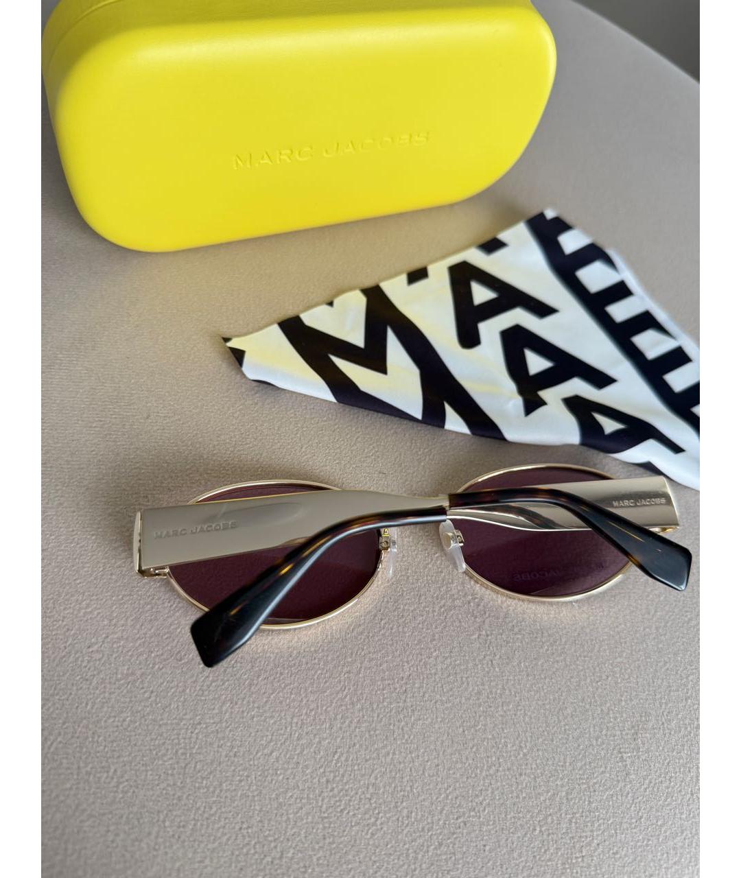 MARC JACOBS Розовые металлические солнцезащитные очки, фото 2