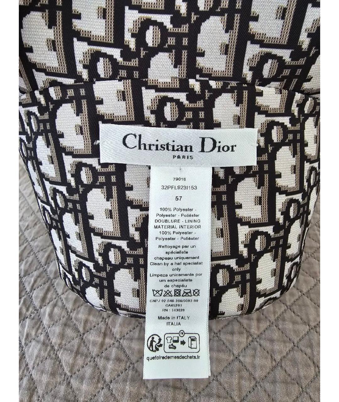 CHRISTIAN DIOR Мульти панама, фото 5