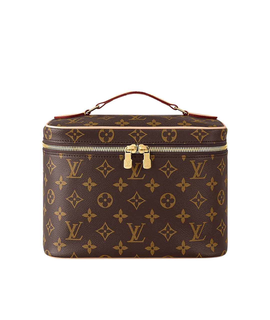 LOUIS VUITTON Коричневая косметичка, фото 1