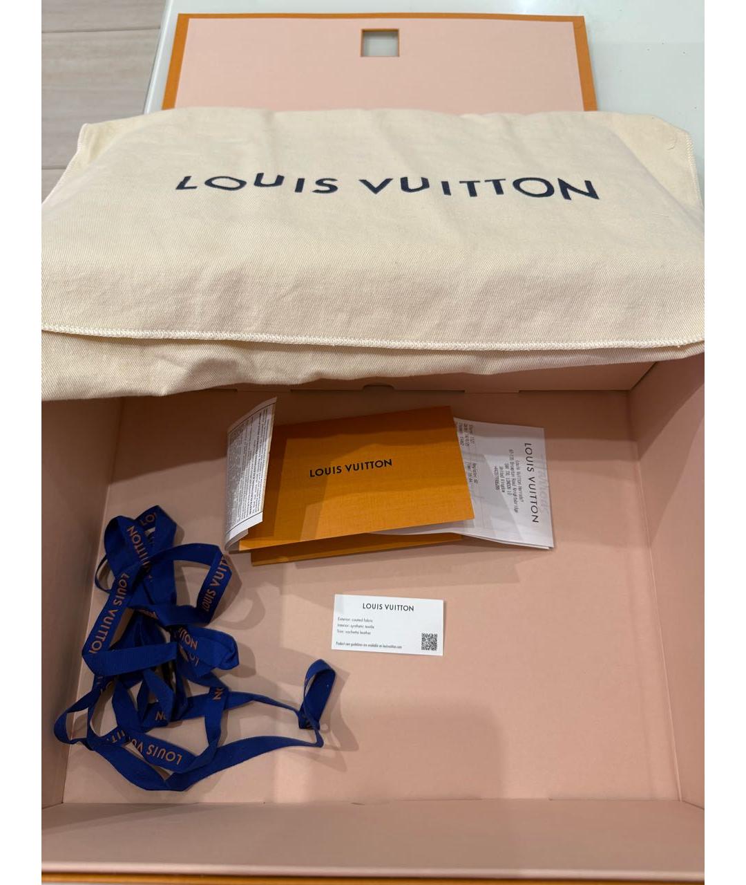 LOUIS VUITTON Антрацитовая кожаная поясная сумка, фото 5