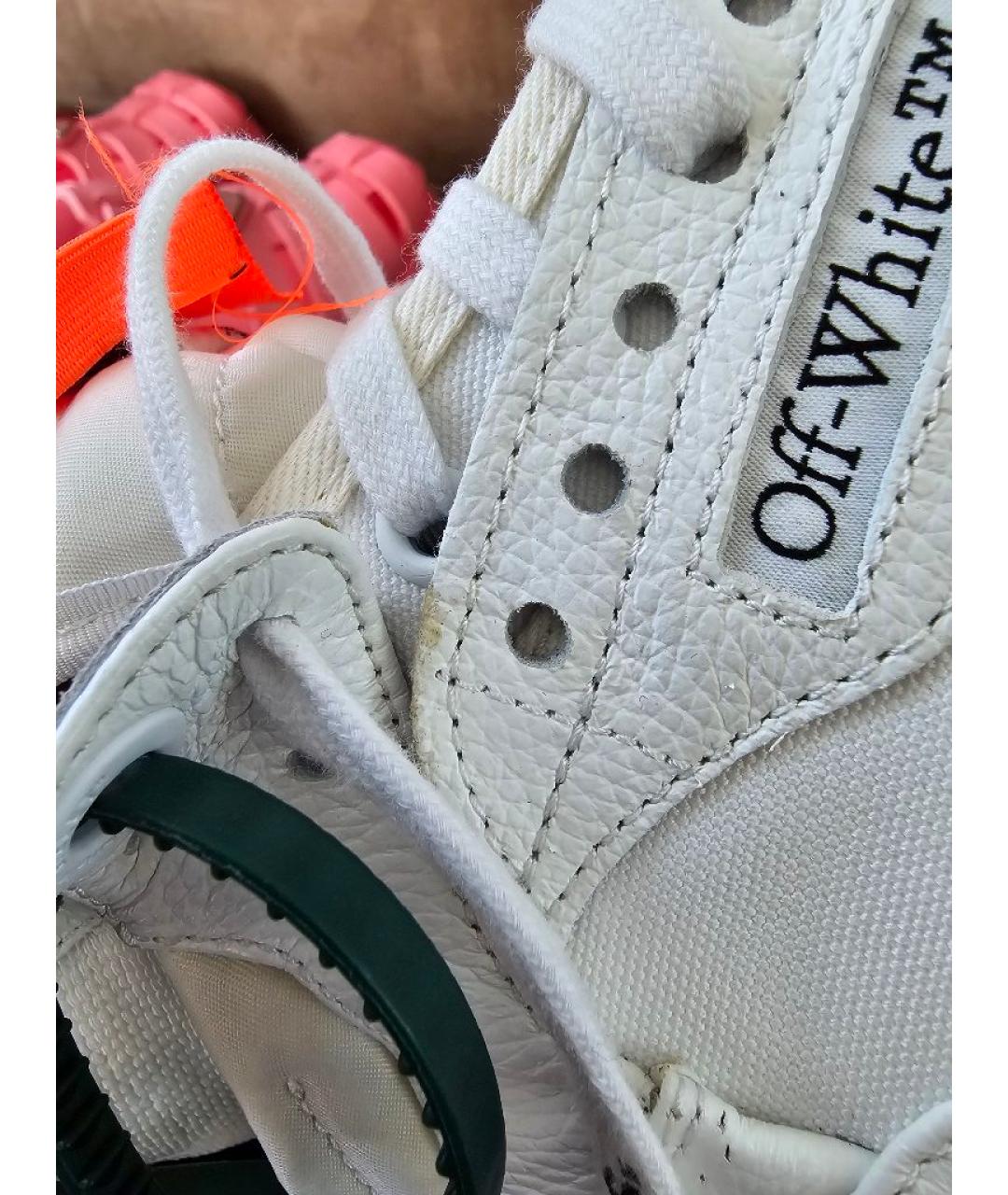 OFF-WHITE Белые высокие кроссовки / кеды, фото 6
