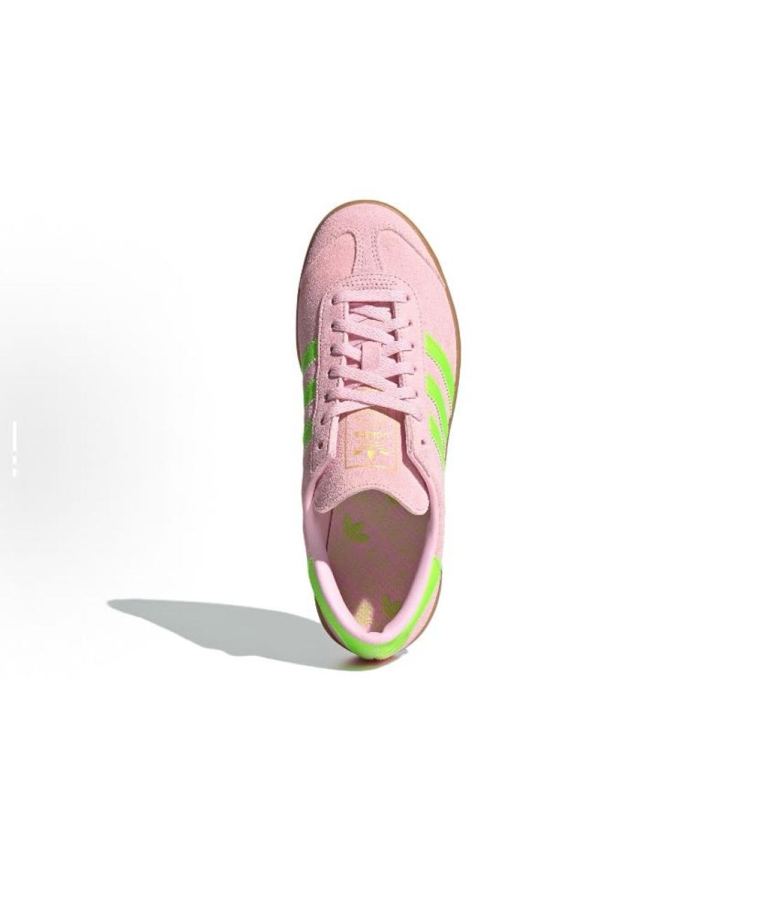 ADIDAS Розовые замшевые кроссовки, фото 5