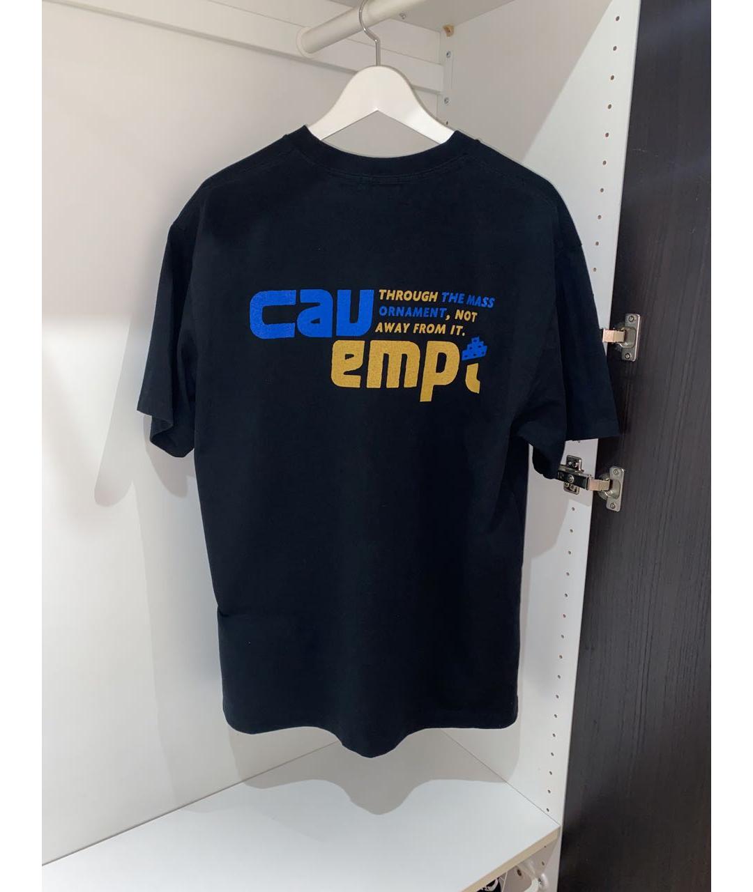 CAV EMPT Черная хлопковая футболка, фото 2