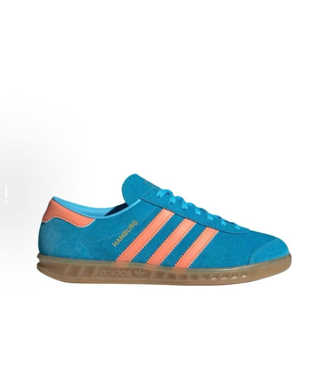 ADIDAS Синие замшевые кроссовки, фото 8