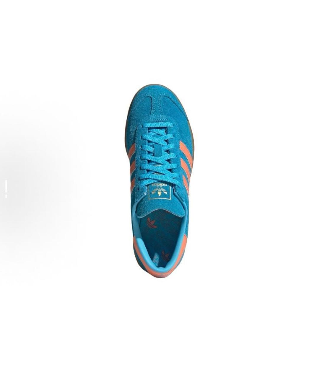 ADIDAS Синие замшевые кроссовки, фото 6