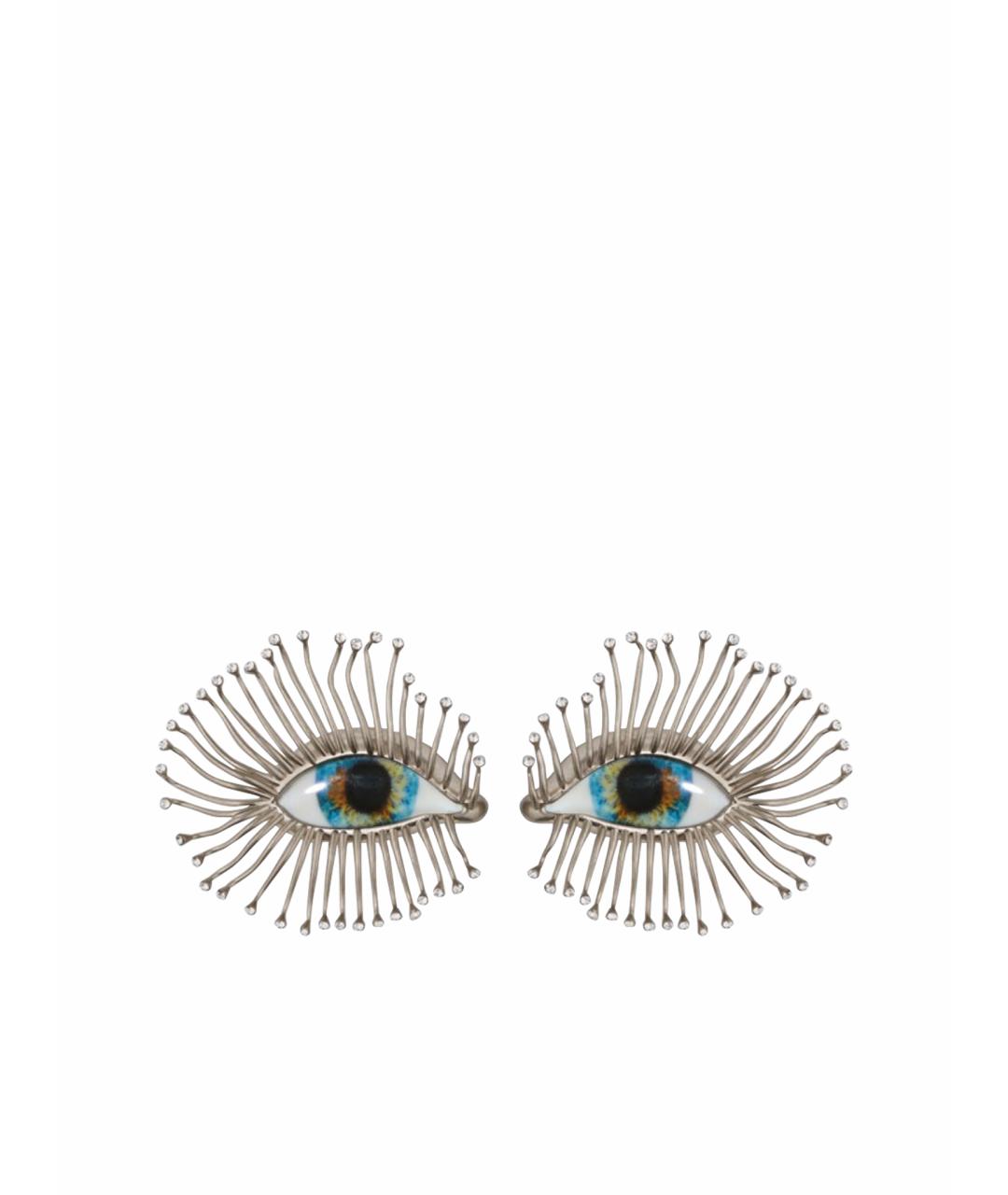 SCHIAPARELLI Серебряные латунные серьги, фото 1