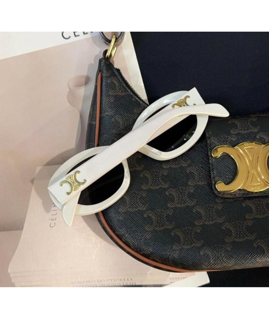 CELINE Белые солнцезащитные очки, фото 7