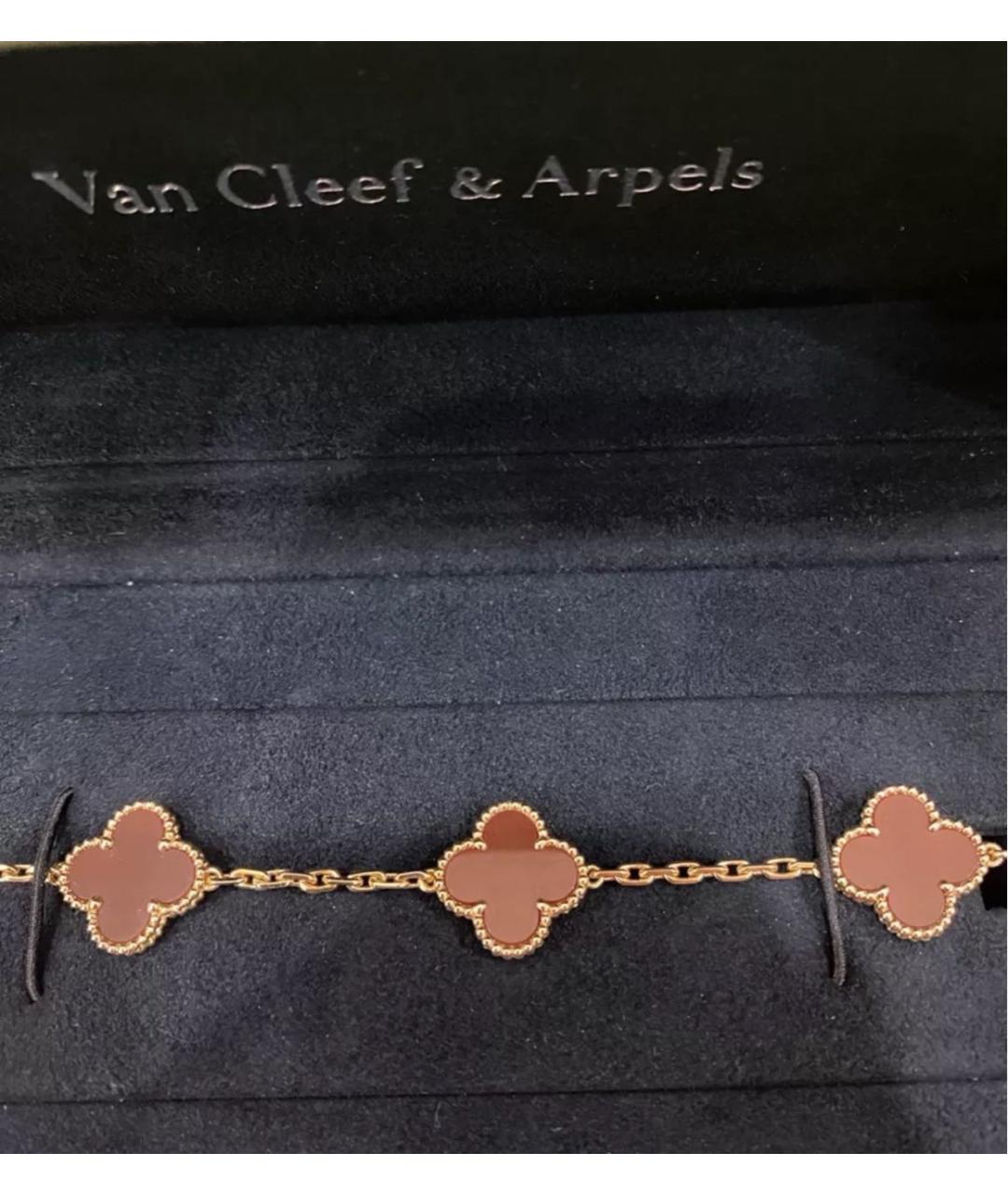 VAN CLEEF & ARPELS Красный браслет из желтого золота, фото 3
