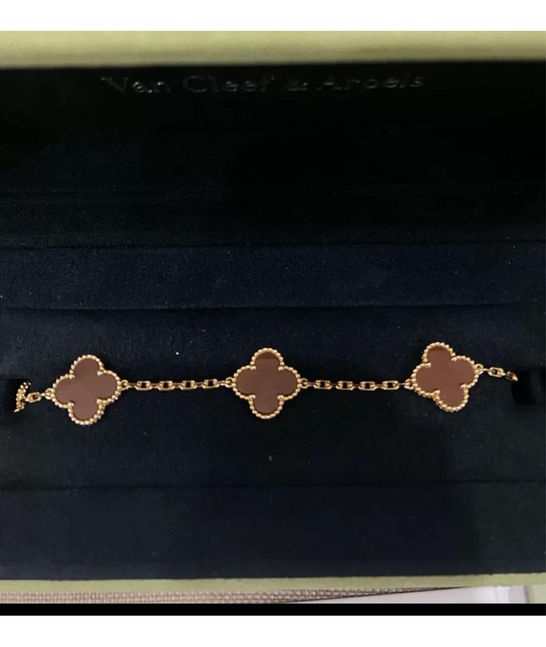 VAN CLEEF & ARPELS Красный браслет из желтого золота, фото 2