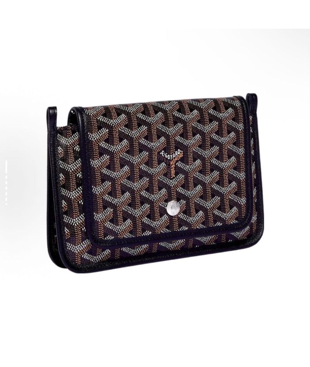 GOYARD Черная кожаная сумка через плечо, фото 2