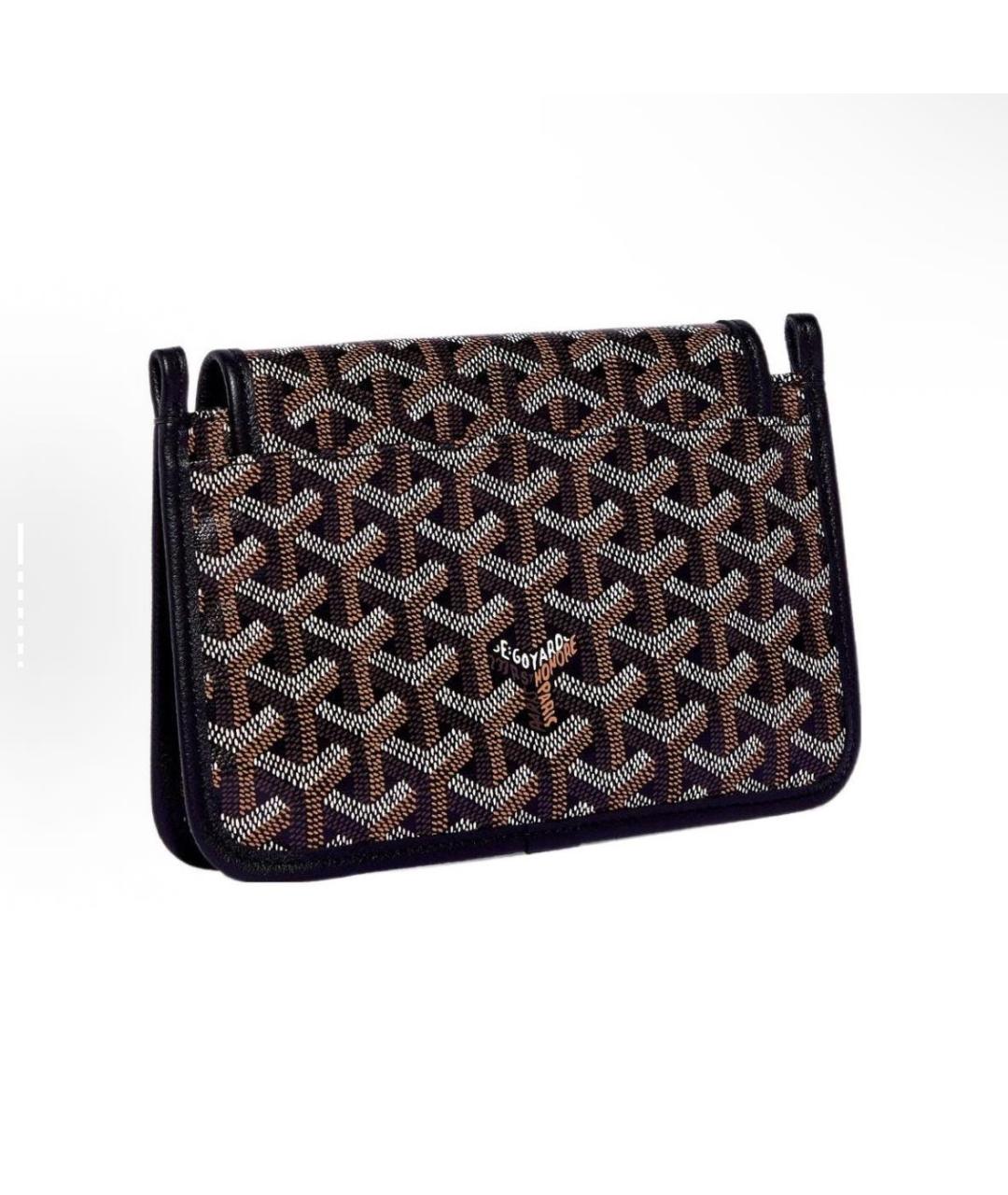 GOYARD Черная кожаная сумка через плечо, фото 3