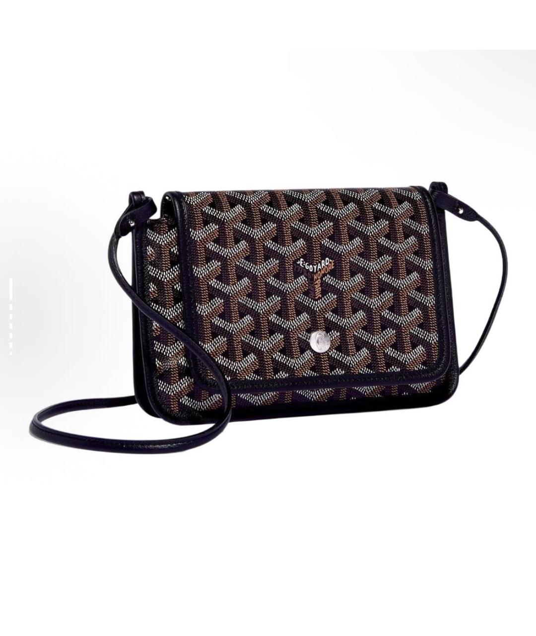 GOYARD Черная кожаная сумка через плечо, фото 5