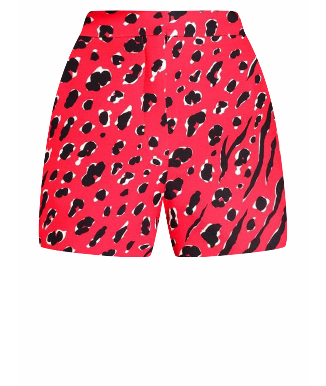 VALENTINO Красная шерстяная юбка-шорты, фото 1