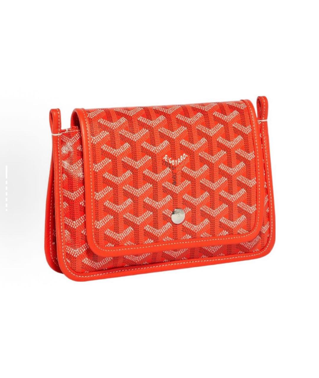 GOYARD Оранжевая кожаная сумка через плечо, фото 2
