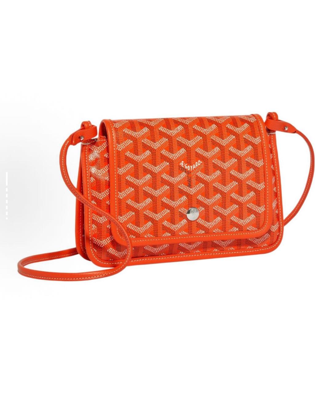 GOYARD Оранжевая кожаная сумка через плечо, фото 5