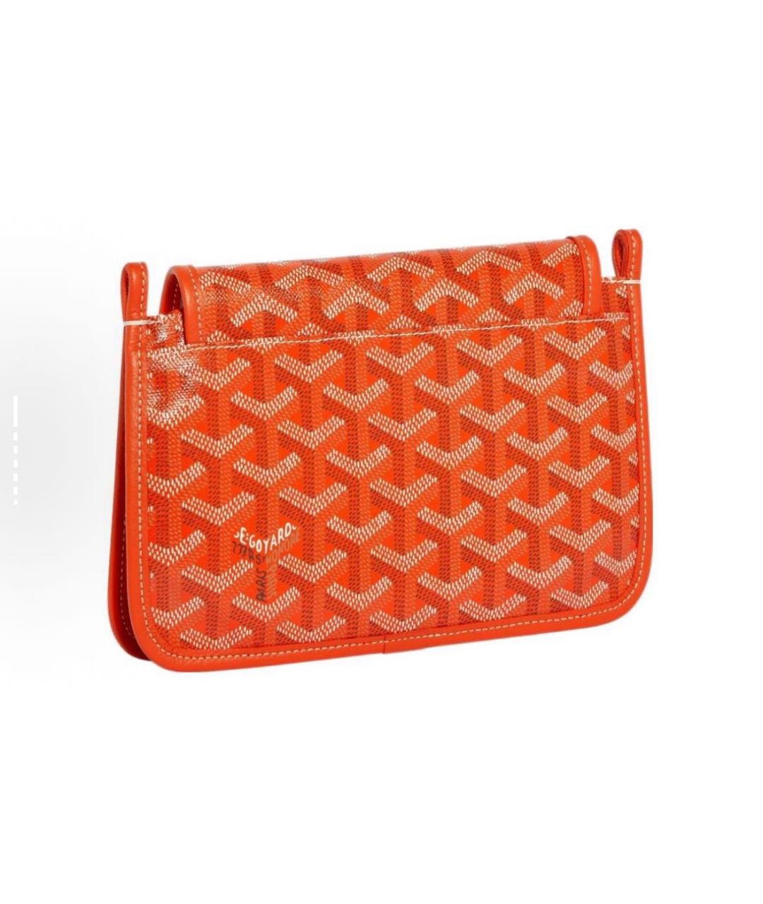 GOYARD Оранжевая кожаная сумка через плечо, фото 3