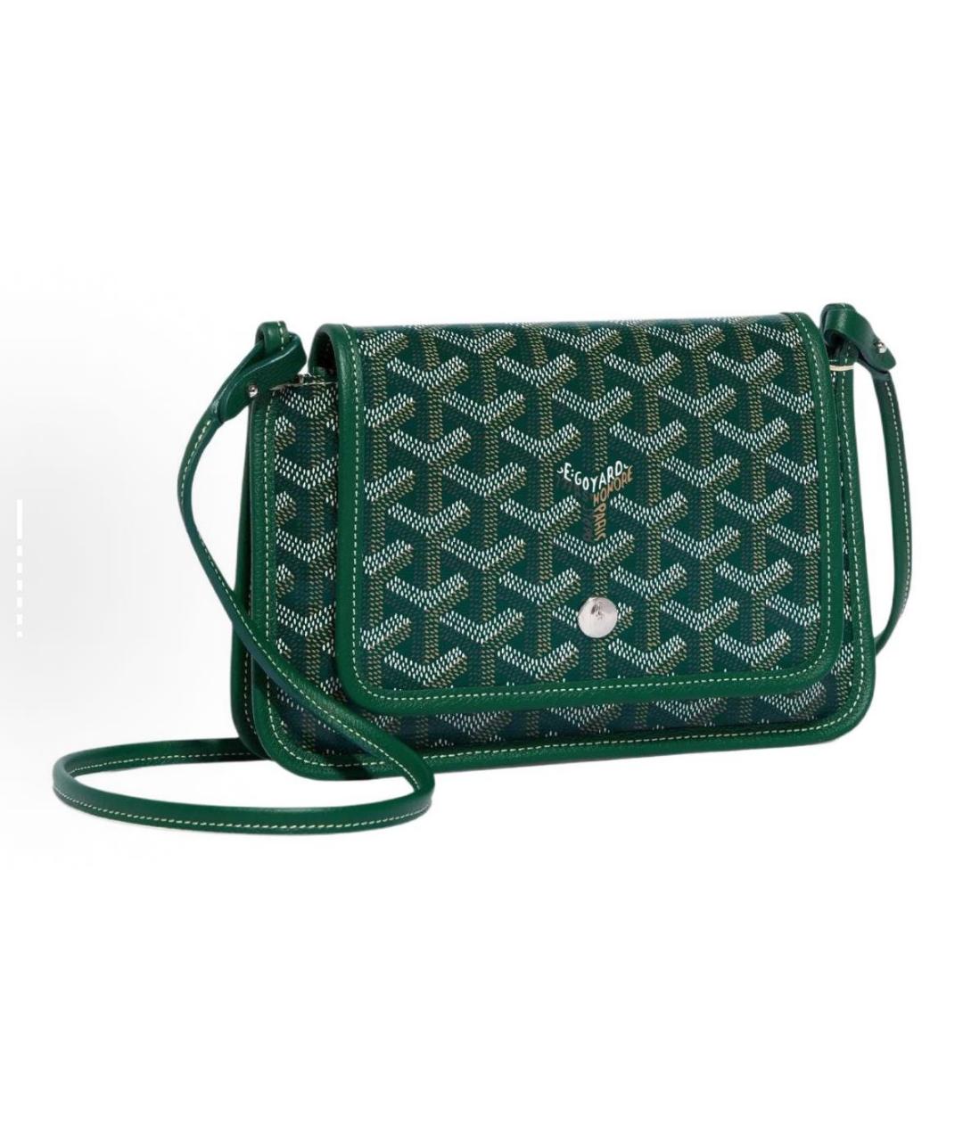 GOYARD Зеленая кожаная сумка через плечо, фото 5