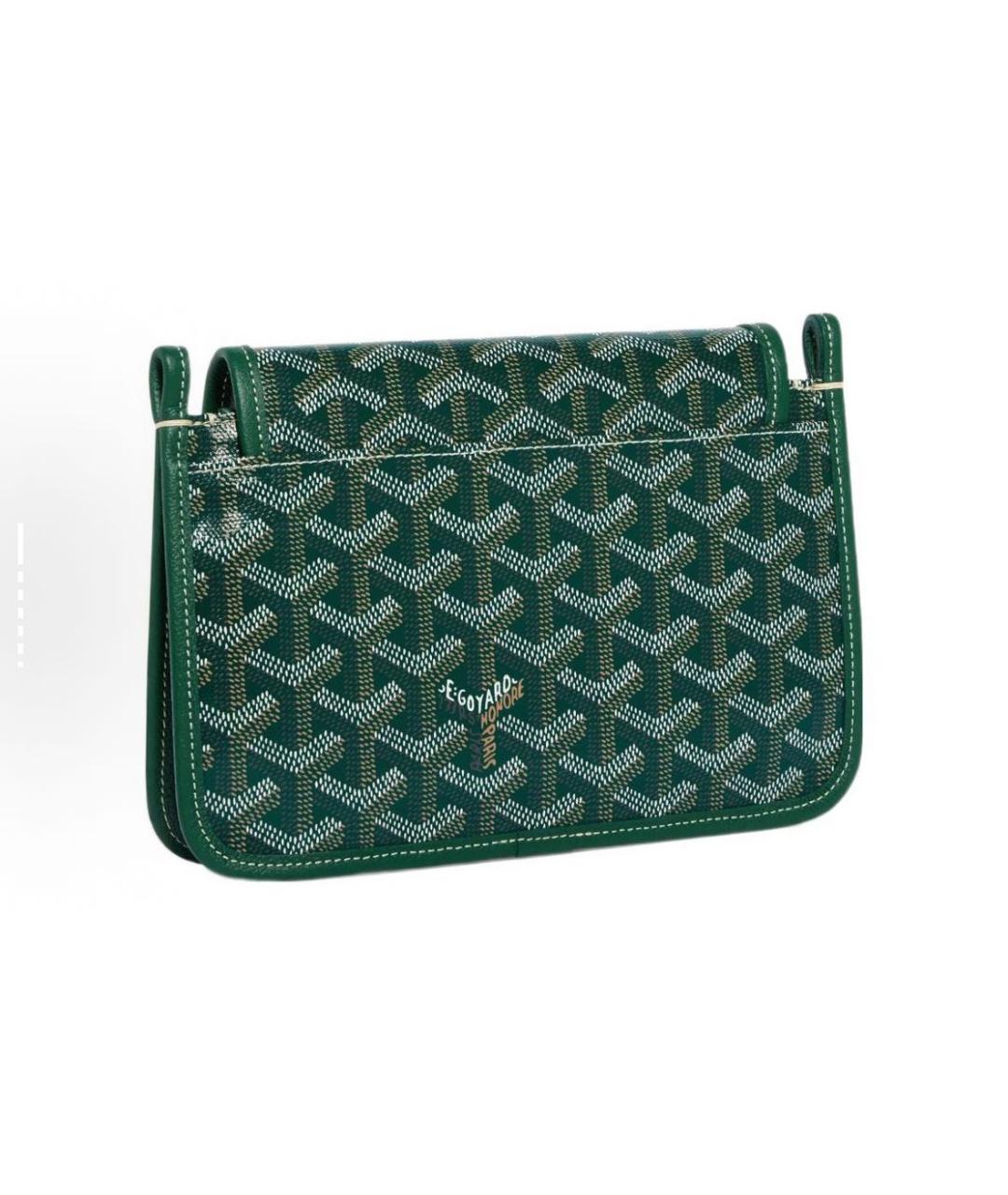 GOYARD Зеленая кожаная сумка через плечо, фото 3