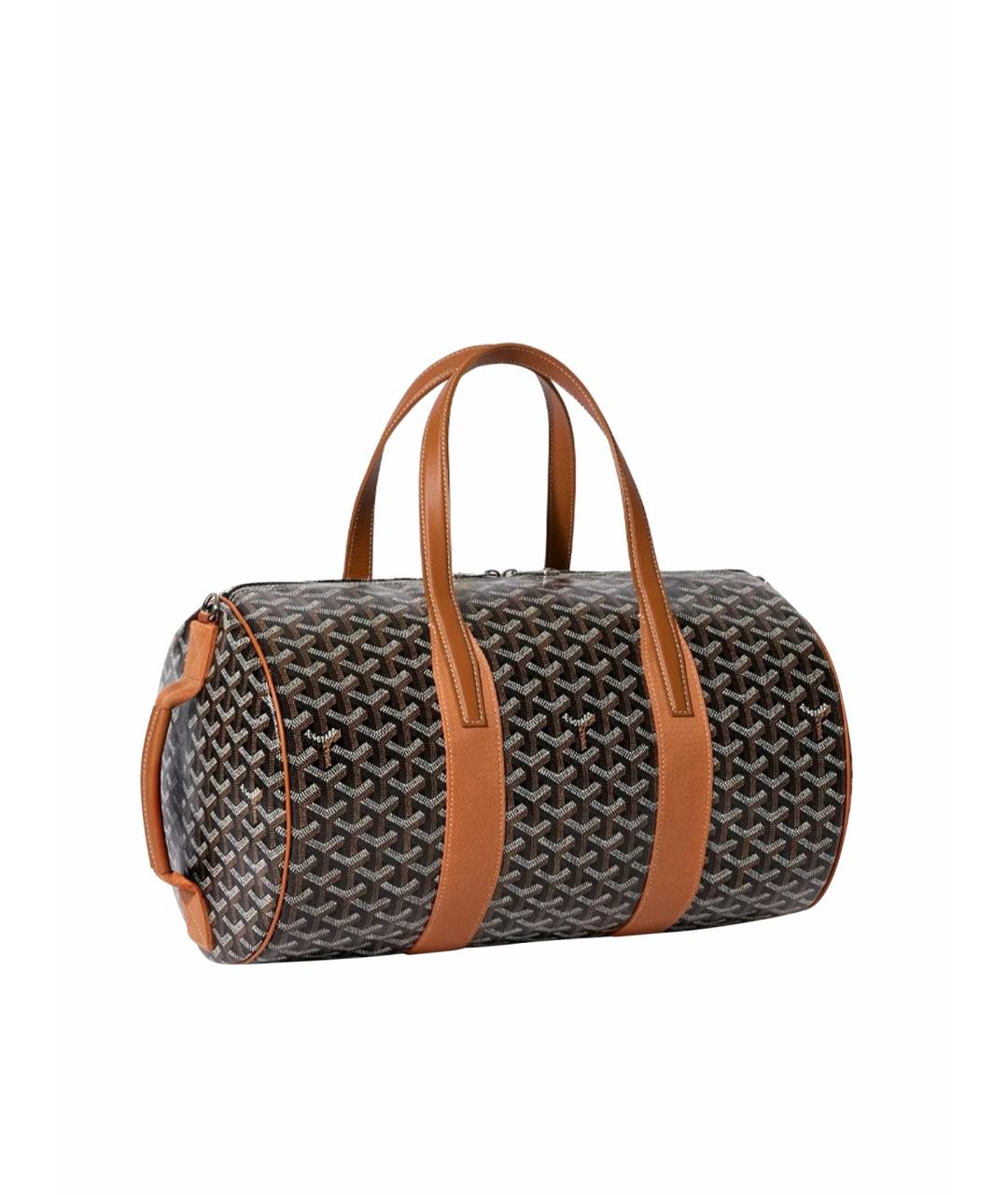 GOYARD Черная хлопковая дорожная/спортивная сумка, фото 1