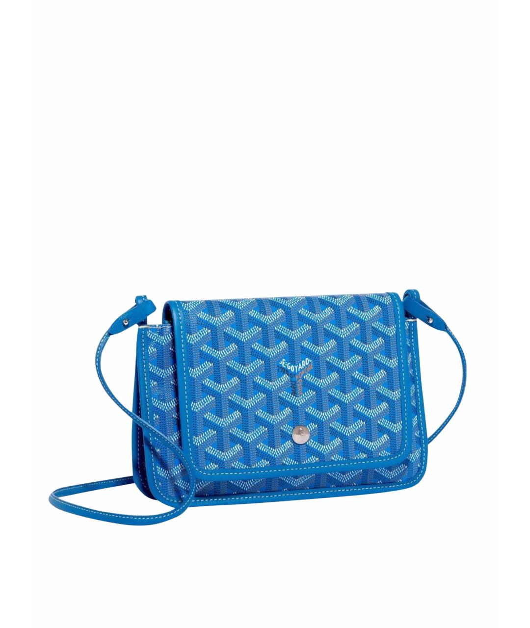 GOYARD Голубая кожаная сумка через плечо, фото 1