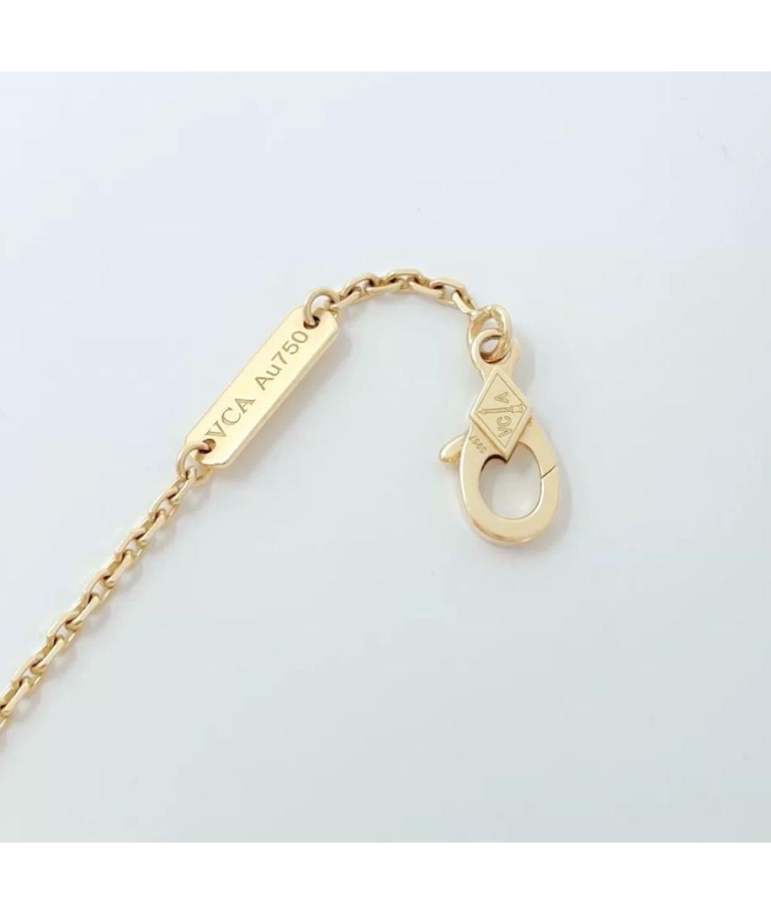 VAN CLEEF & ARPELS Черная подвеска из желтого золота, фото 4