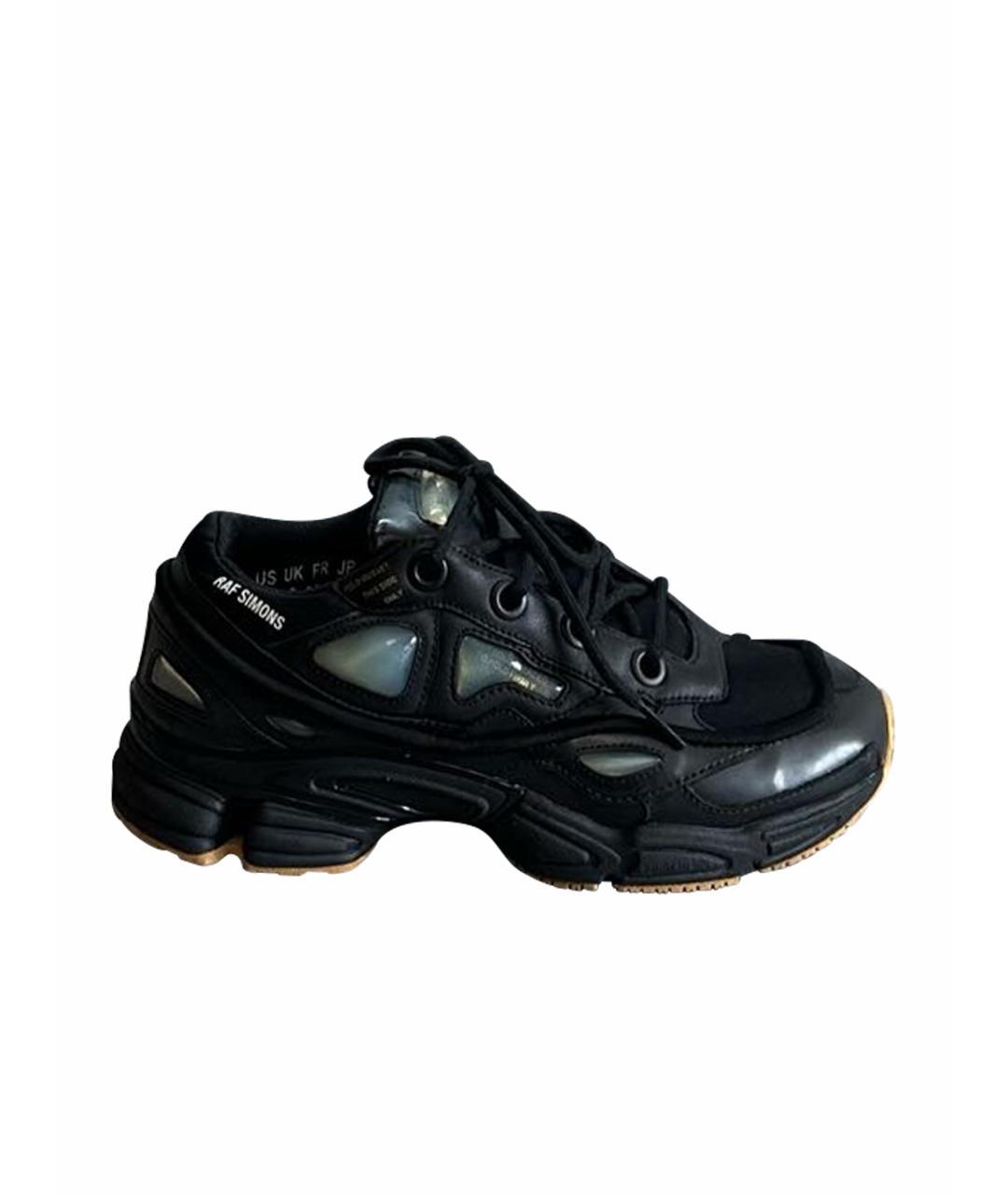 ADIDAS X RAF SIMONS Черные низкие кроссовки / кеды, фото 1