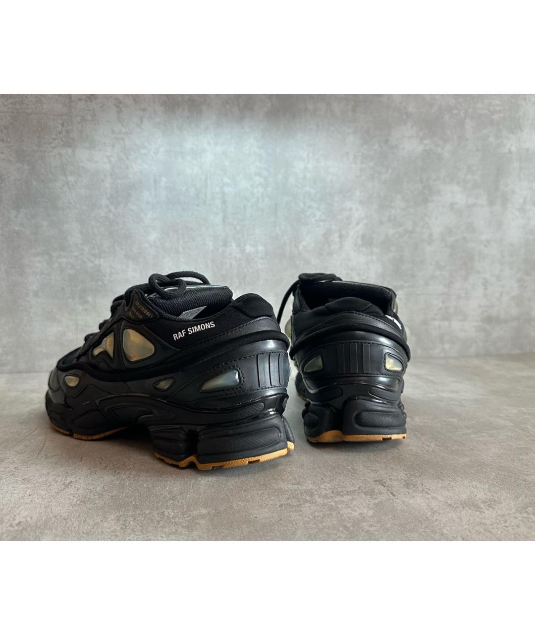 ADIDAS X RAF SIMONS Черные низкие кроссовки / кеды, фото 4