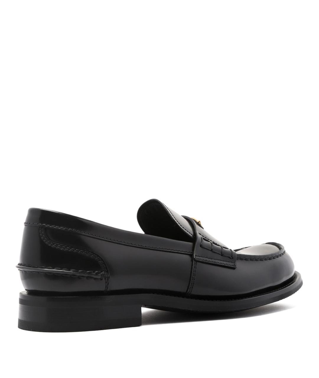 PRADA Черные лоферы из лакированной кожи, фото 3