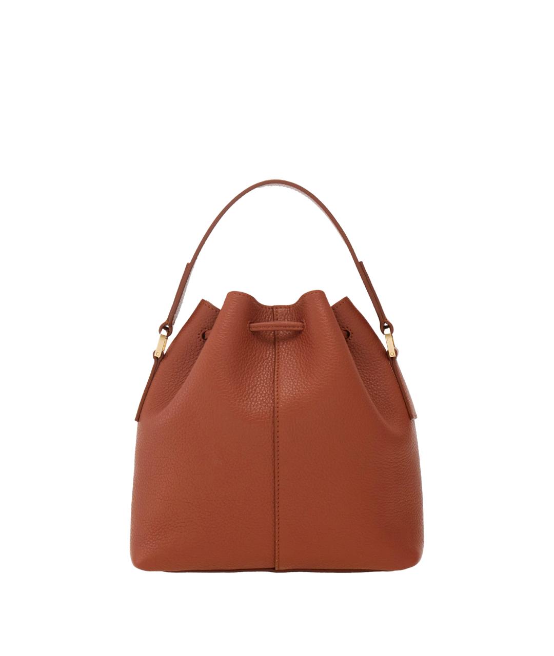 FERRAGAMO Коричневая кожаная сумка тоут, фото 3