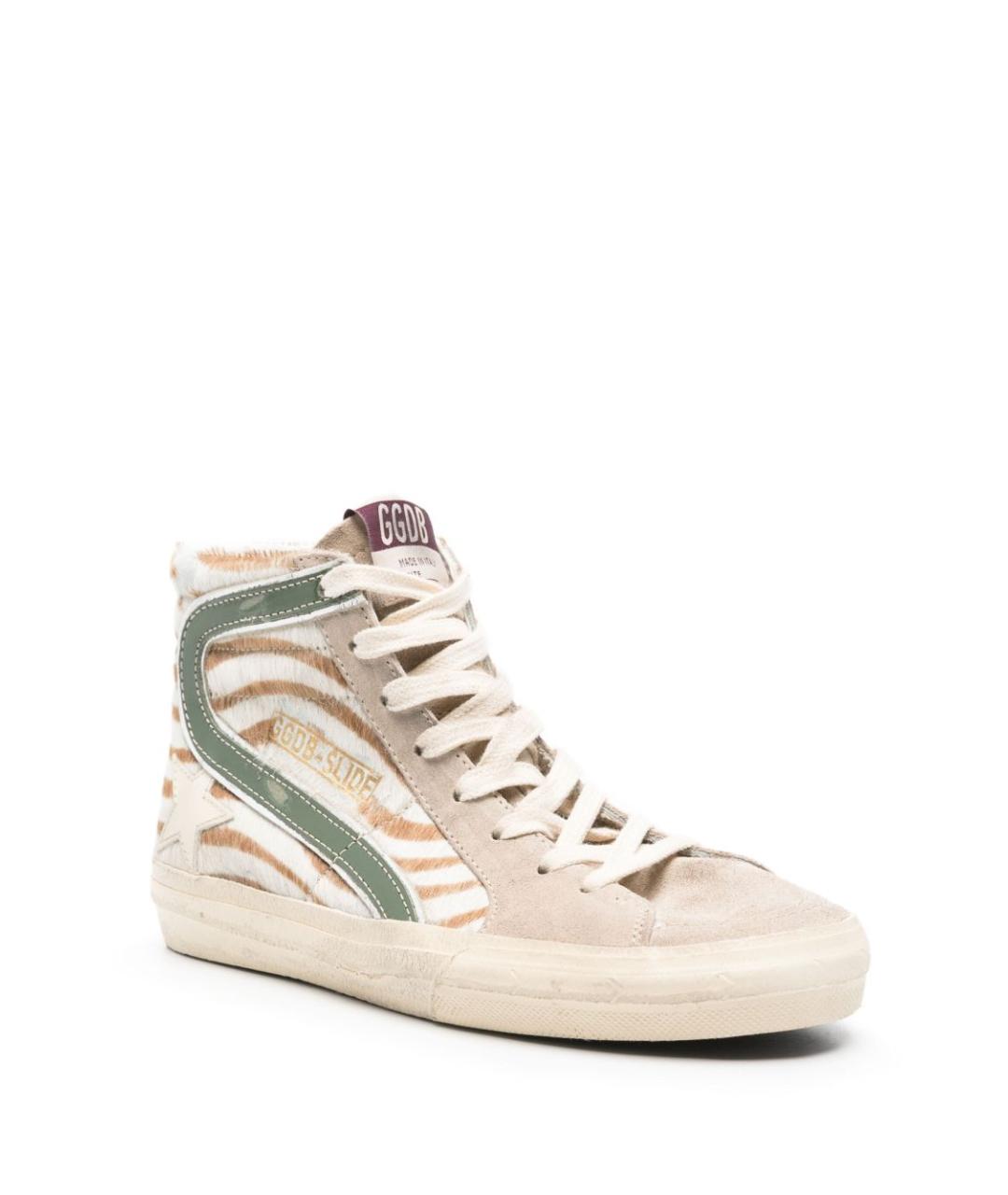 GOLDEN GOOSE DELUXE BRAND Мульти кожаные кеды, фото 4