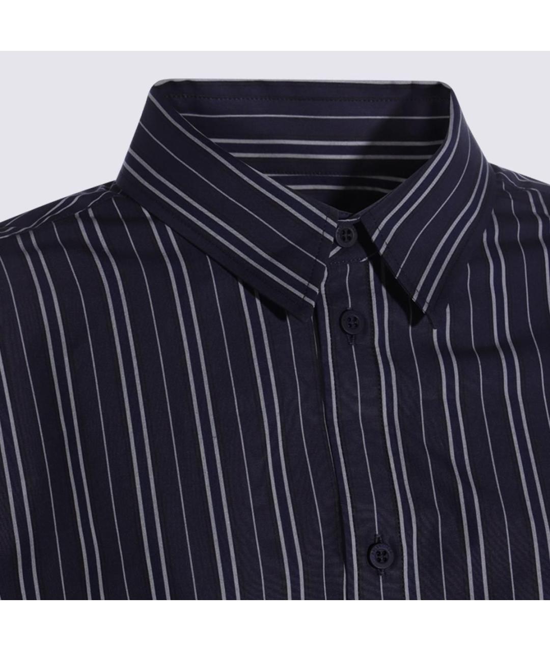BALENCIAGA Синяя хлопковая рубашка, фото 3