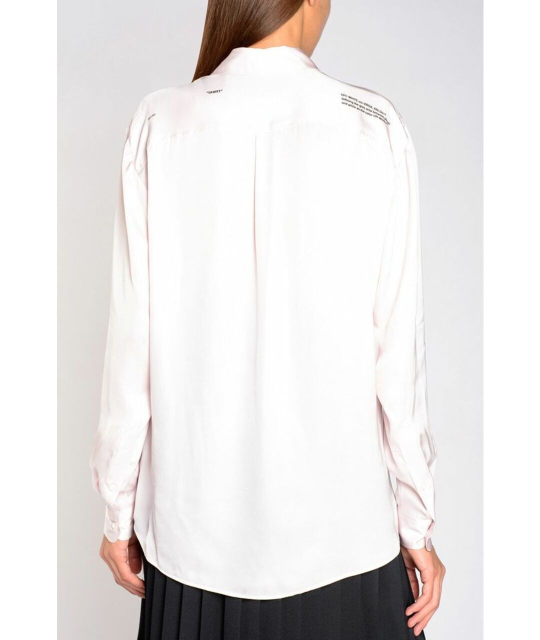 OFF-WHITE Розовая вискозная рубашка, фото 3