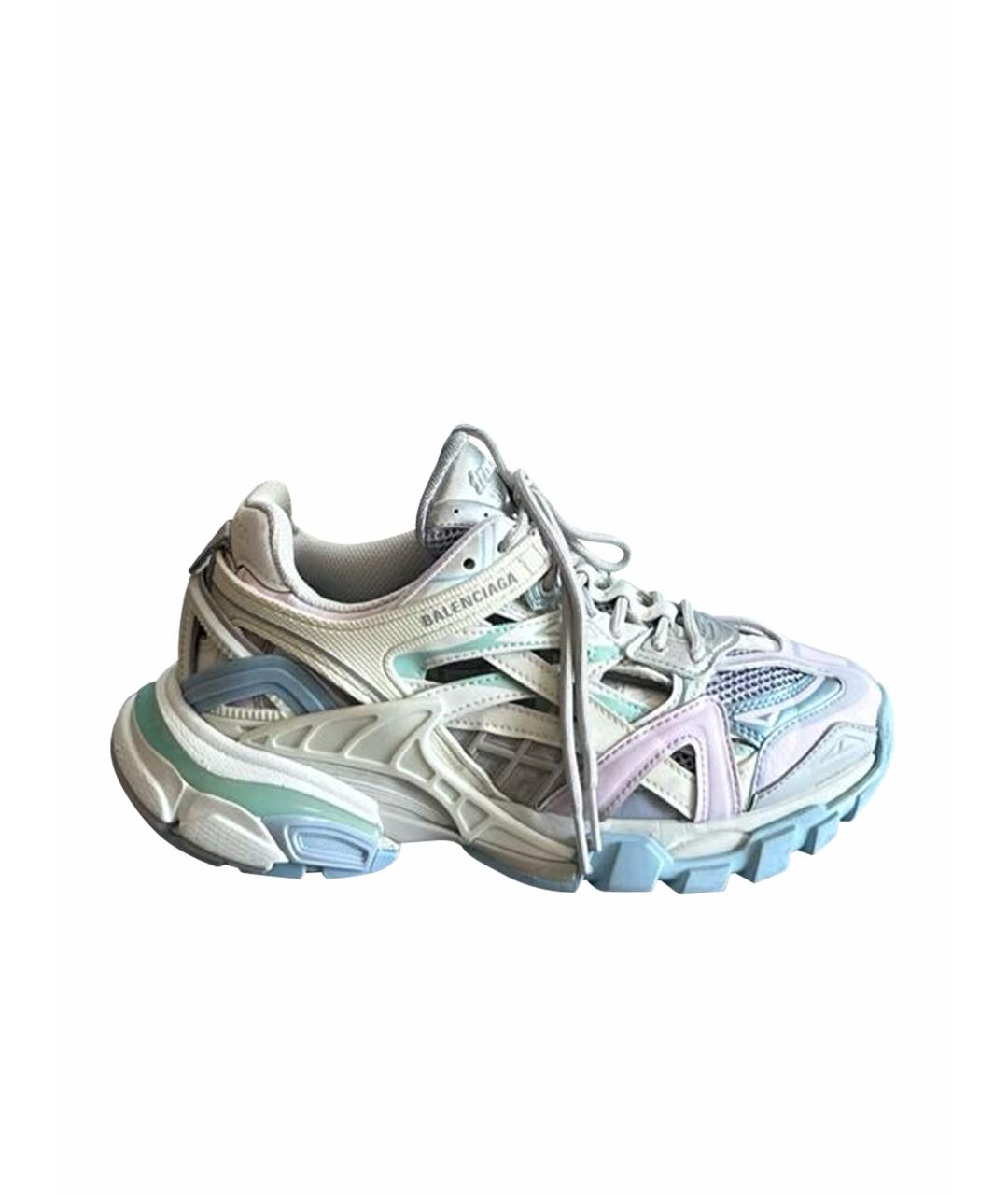 BALENCIAGA Бирюзовые кроссовки, фото 1