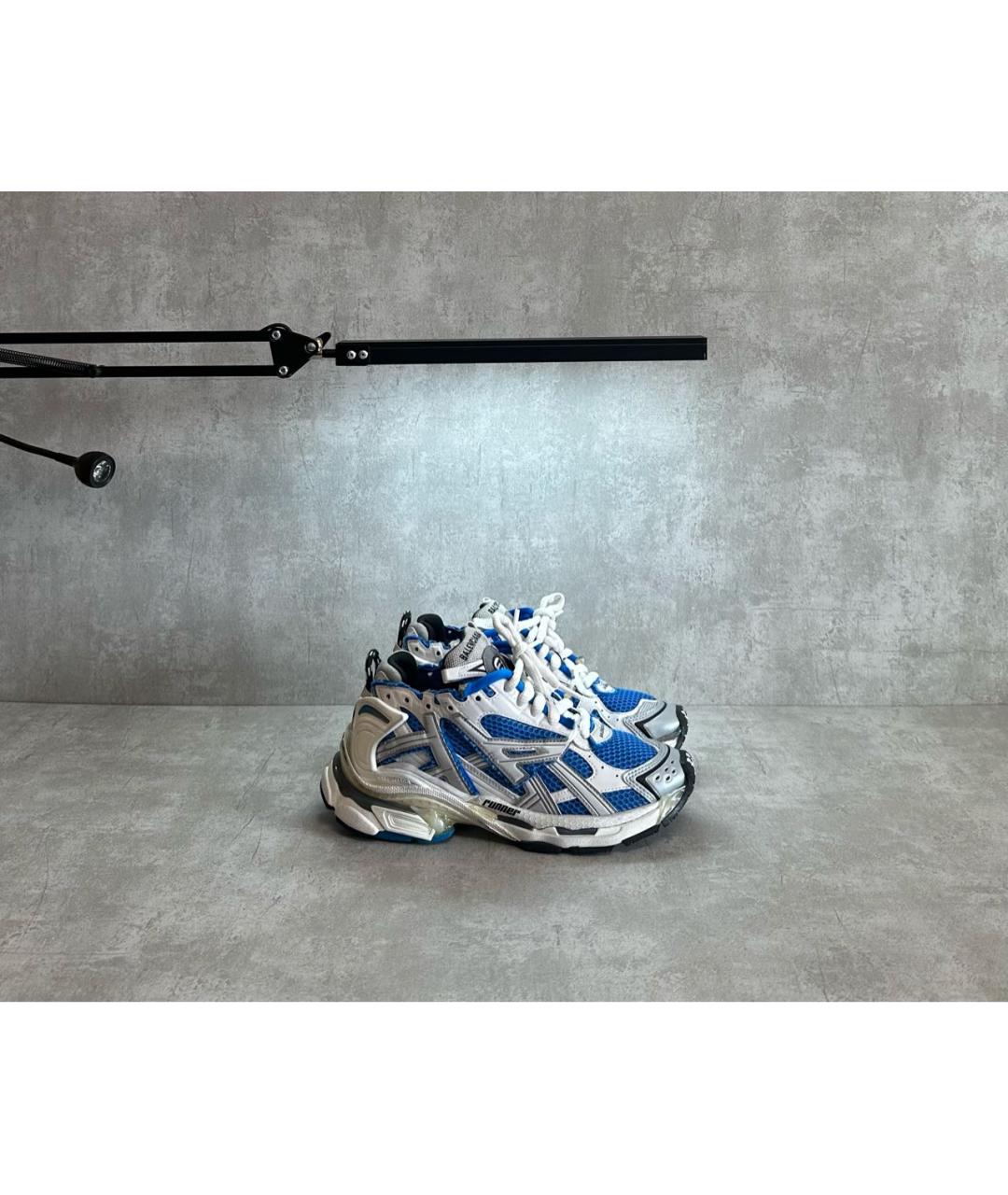BALENCIAGA Синие кроссовки, фото 7