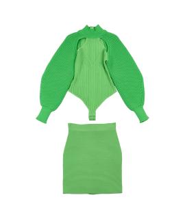 HERVE LEGER Костюм с юбками