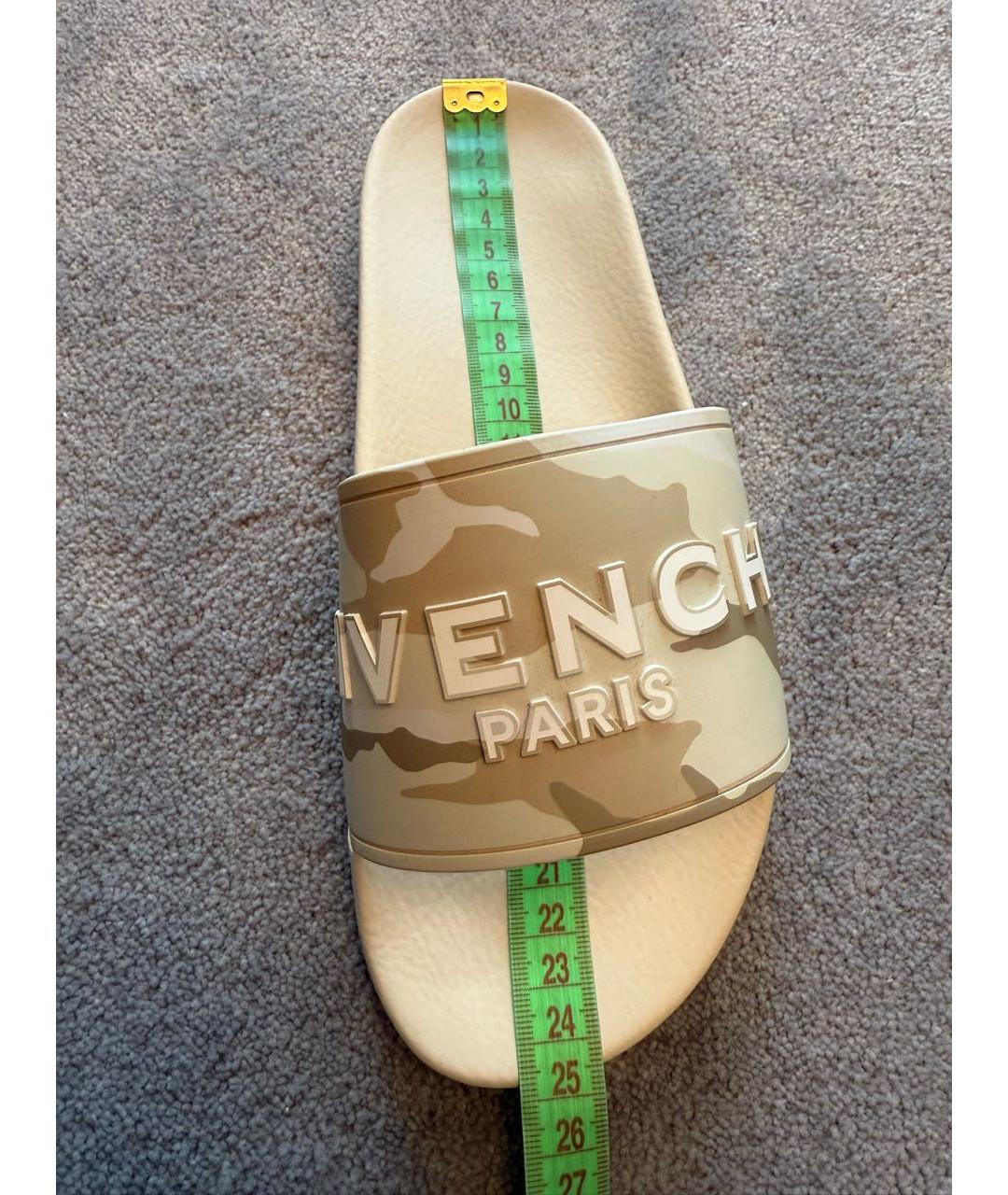 GIVENCHY Мульти резиновые шлепанцы, фото 8