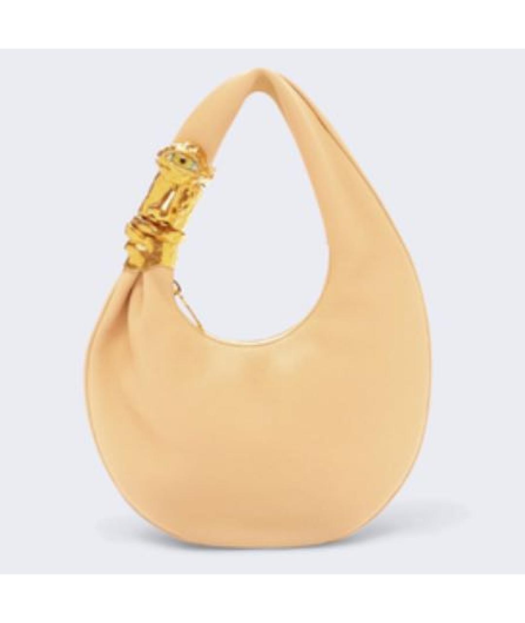 SCHIAPARELLI Бежевая кожаная сумка через плечо, фото 7