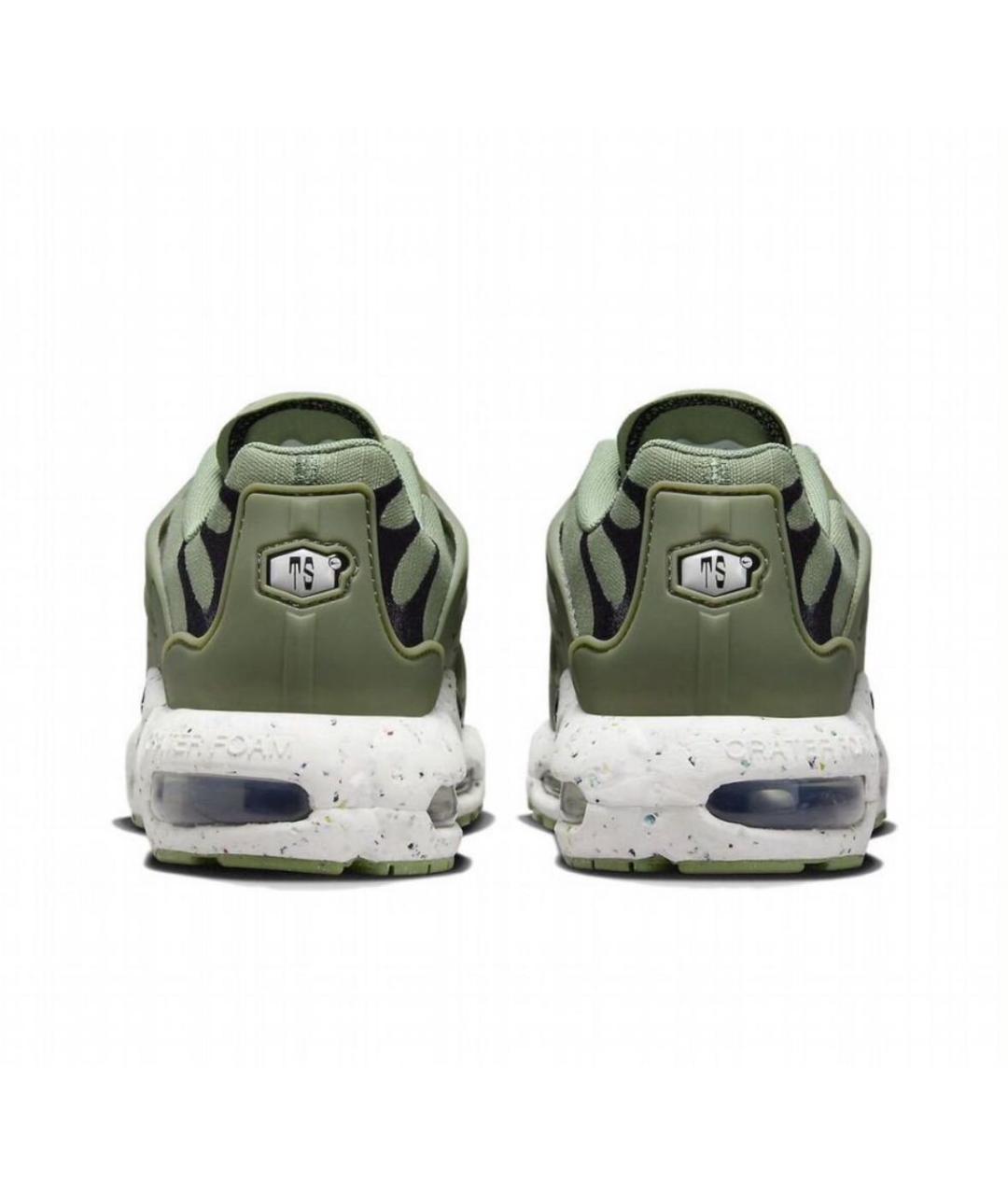 NIKE Зеленые текстильные низкие кроссовки / кеды, фото 4