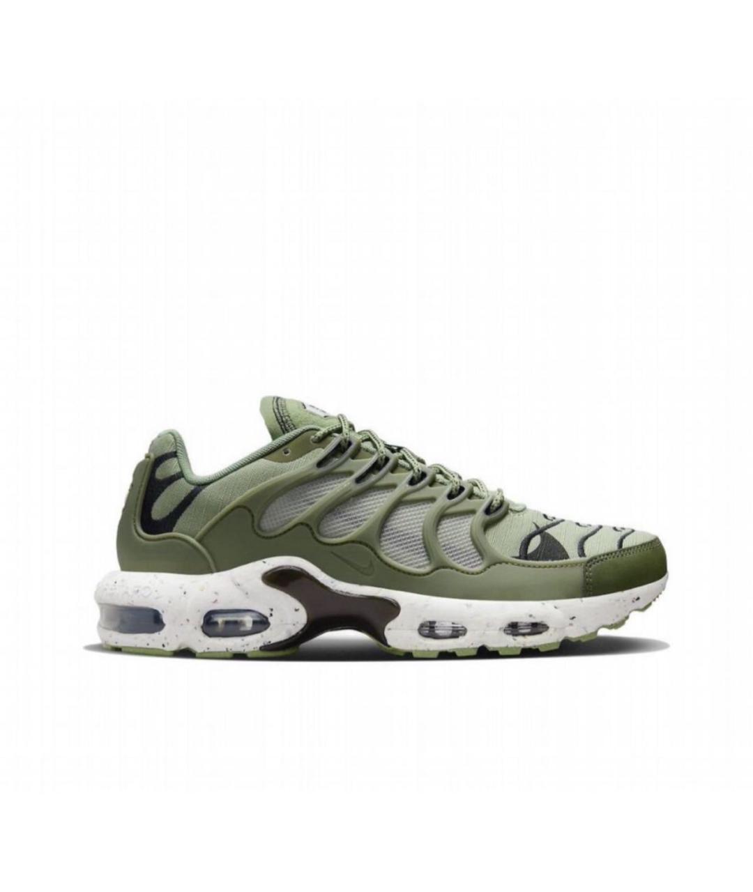 NIKE Зеленые текстильные низкие кроссовки / кеды, фото 9