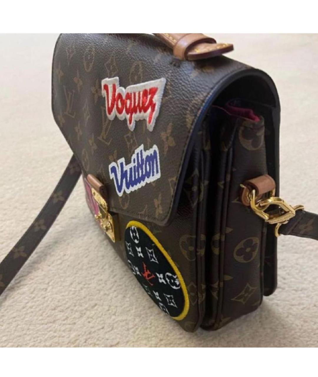 LOUIS VUITTON Коричневая сумка через плечо, фото 2