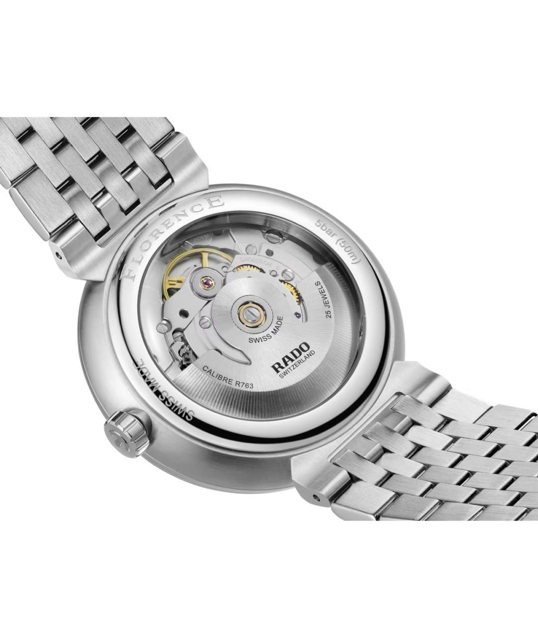 RADO Серебряные металлические часы, фото 3