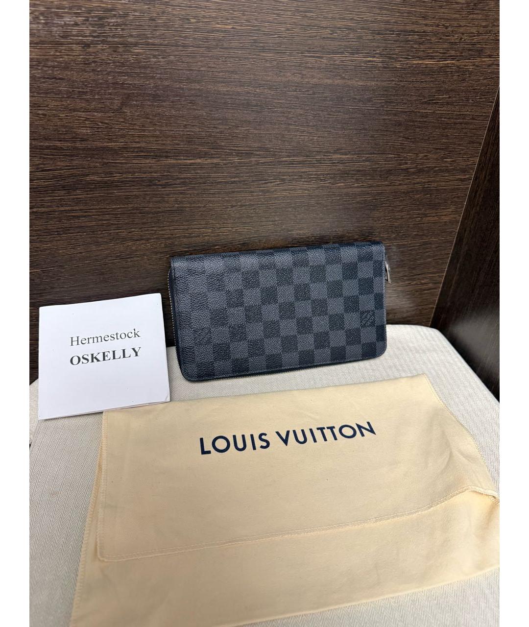 LOUIS VUITTON Серый кошелек, фото 6