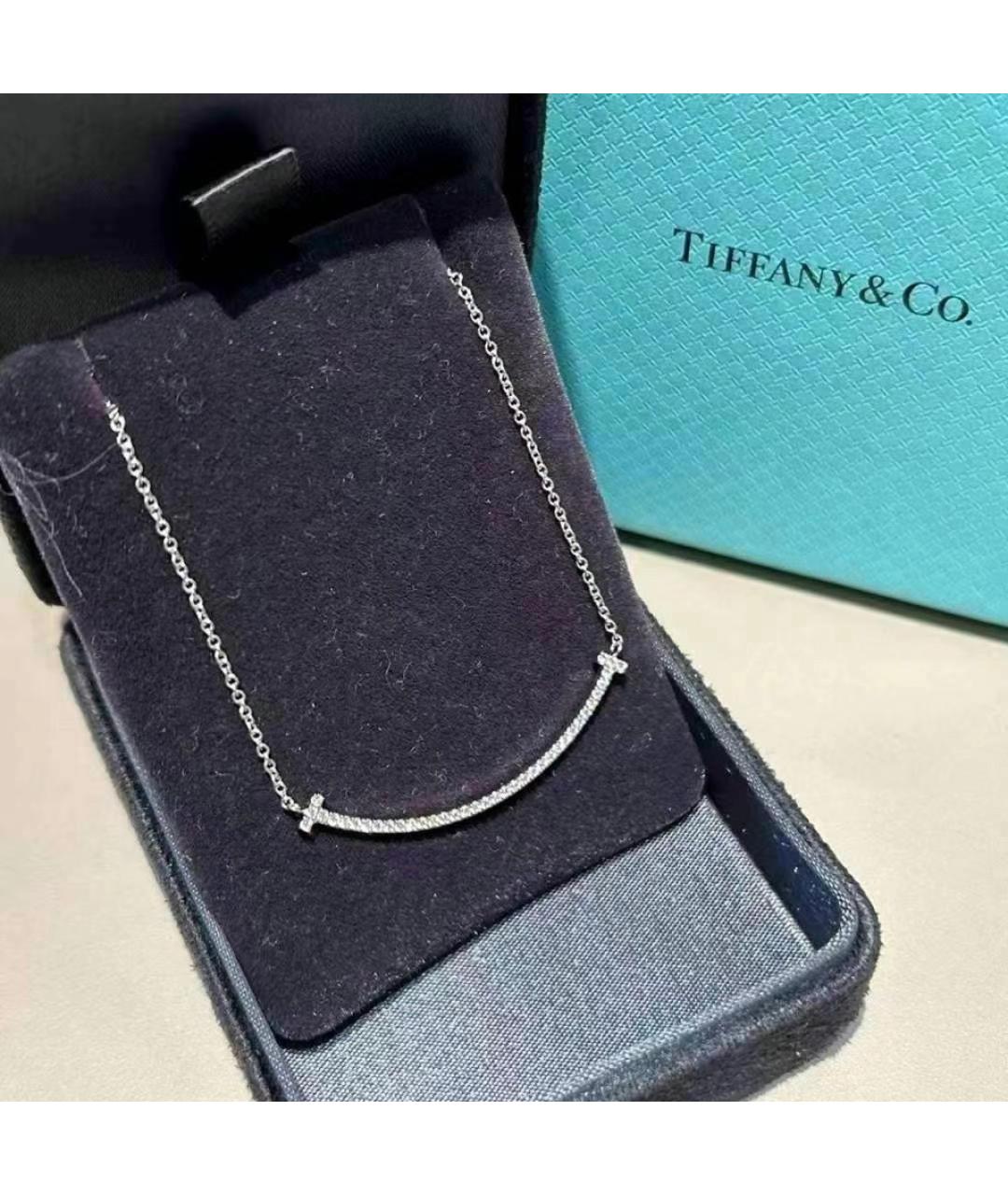 TIFFANY&CO Белое колье из белого золота, фото 4