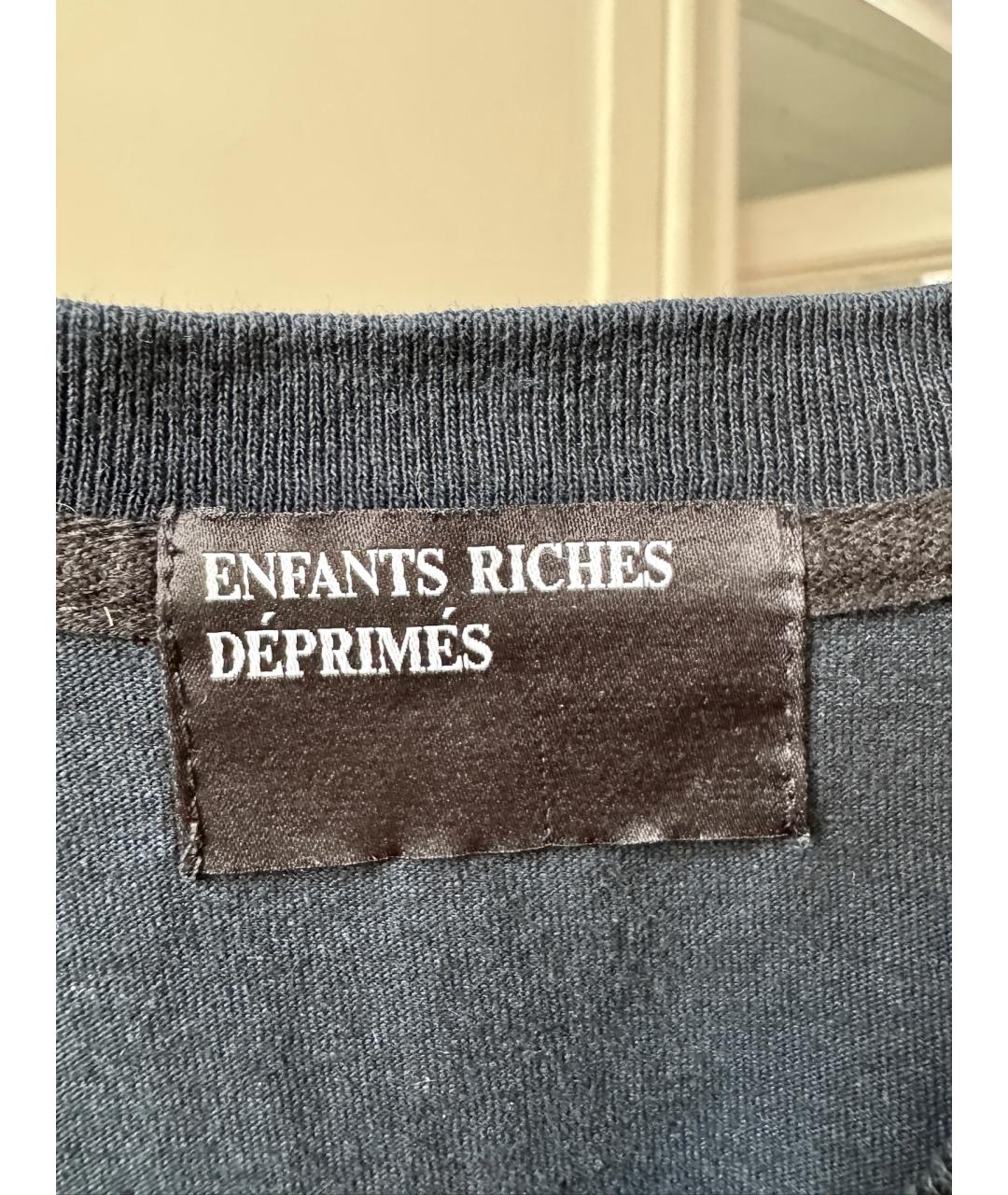 Enfants Riches Déprimés Черная хлопковая футболка, фото 7