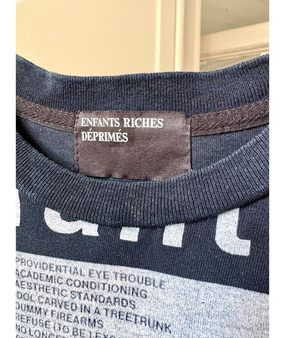 Enfants Riches Déprimés Черная хлопковая футболка, фото 6
